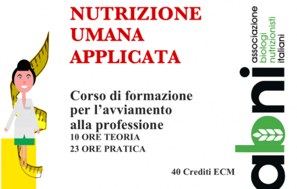 Direzione scientifica al corso di formazione in “Nutrizione Umana Applicata” Direzione scientifica al corso di formazione in “Nutrizione Umana Applicata”
